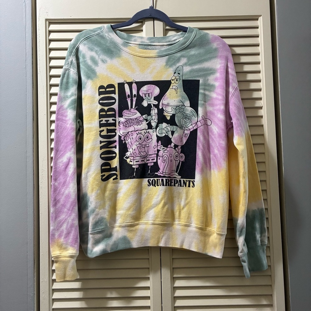SpongeBob SquarePants Pastel Tie-Dye Shirt